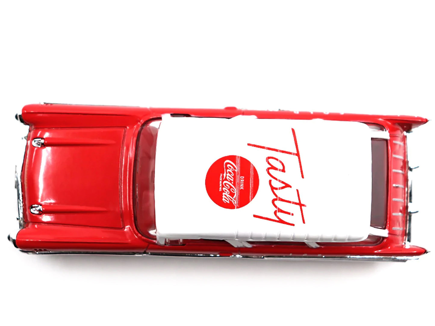 1957 Chevrolet Nomad "Coca-Cola" Red with White Top and RedFREE SHIPPING IN US - Premium Coca Cola Models from Motorcity Classics - Just $52.19! Shop now at Rapidvehicles