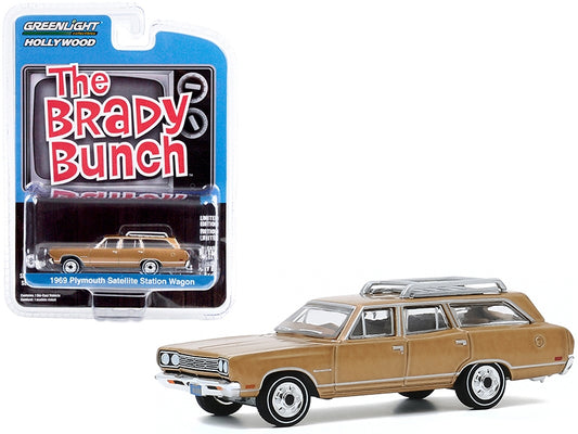 1969 Plymouth Satellite Station Wagon with Roof Rack Gold (Carol - Premium Plymouth Models from Greenlight - Just $23.99! Shop now at Rapidvehicles