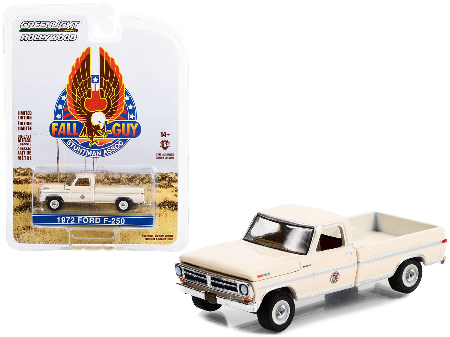 1972 Ford F-250 Pickup Truck Cream "Camper Special" "Fall Guy - Premium Movie/TV Series Models from Greenlight - Just $23.45! Shop now at Rapidvehicles