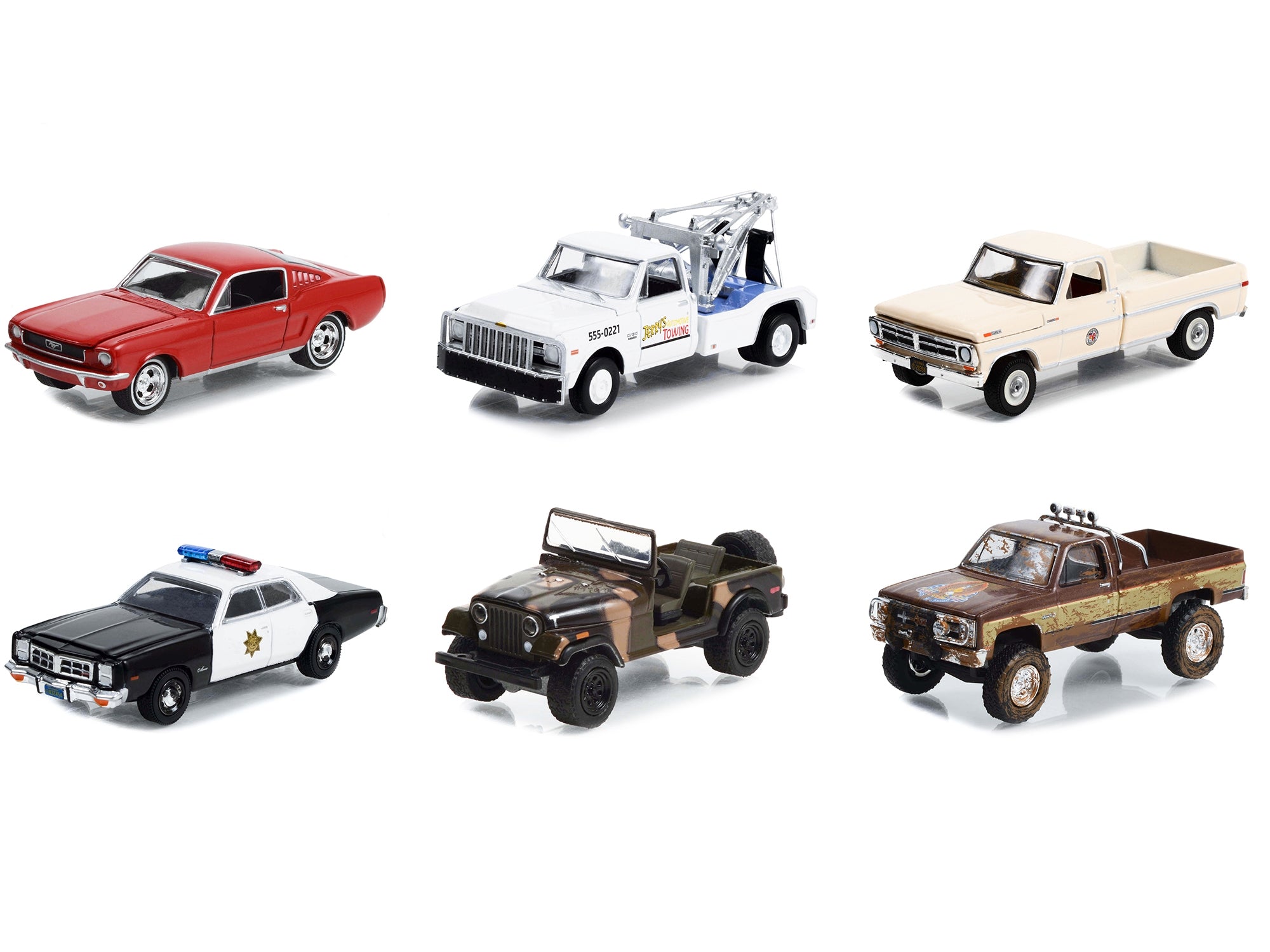 Hollywood Special Edition Fall Guy Stuntman Association "The Fall Guy" (1981-1986) TV Series Set of 6 pieces 1/64 Diecast Model Cars by Greenlight - Premium 1/64 Scale Sets from Greenlight - Just $69.99! Shop now at Rapidvehicles