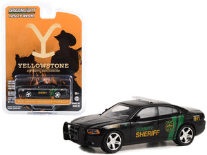 2011 Dodge Charger Pursuit #18 "County Sheriff Deputy" Black "Yellowstone" (2018-Current) TV Series "Hollywood Series" Release 38 1/64 Diecast Model Car by Greenlight - Premium Movie/TV Series Models from Greenlight - Just $17.99! Shop now at Rapidvehicles