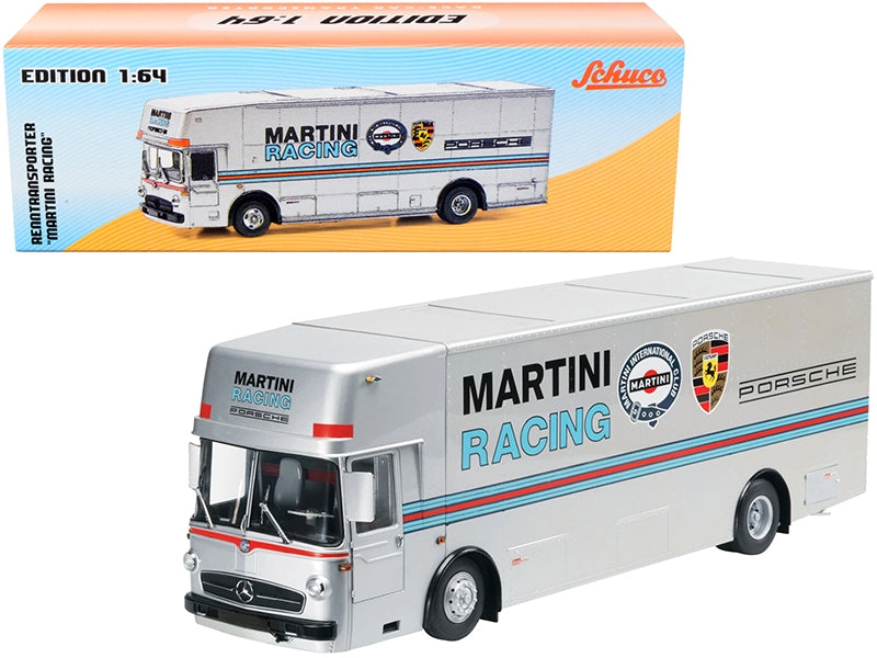 Mercedes Benz Race Car Transporter "Martini Racing" Silver with - Premium Mercedes Models from Schuco - Just $64.79! Shop now at Rapidvehicles