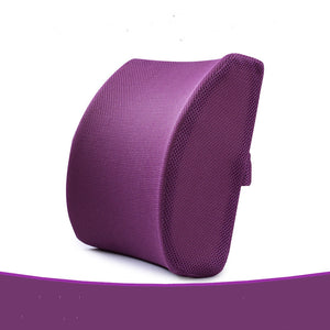 Color: Purple, Size: Upgrade - Car cushion with waist protection and slow rebound - Premium Interior Parts from Rapidvehicles - Just $30.52! Shop now at Rapidvehicles