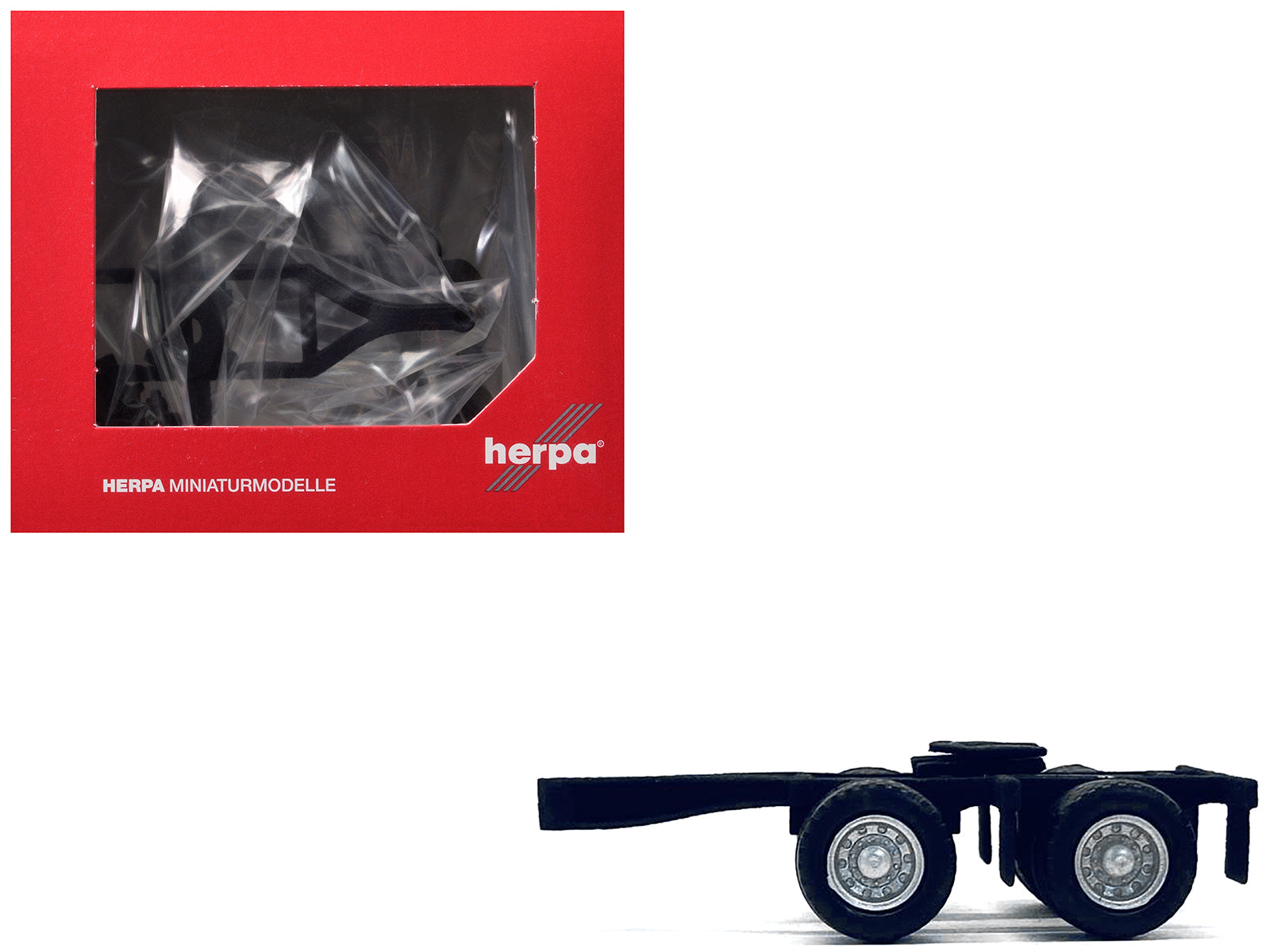 Dual Axle Converter Dolly A-Train 1/87 (HO) Plastic Model by Promotex free shipping USA