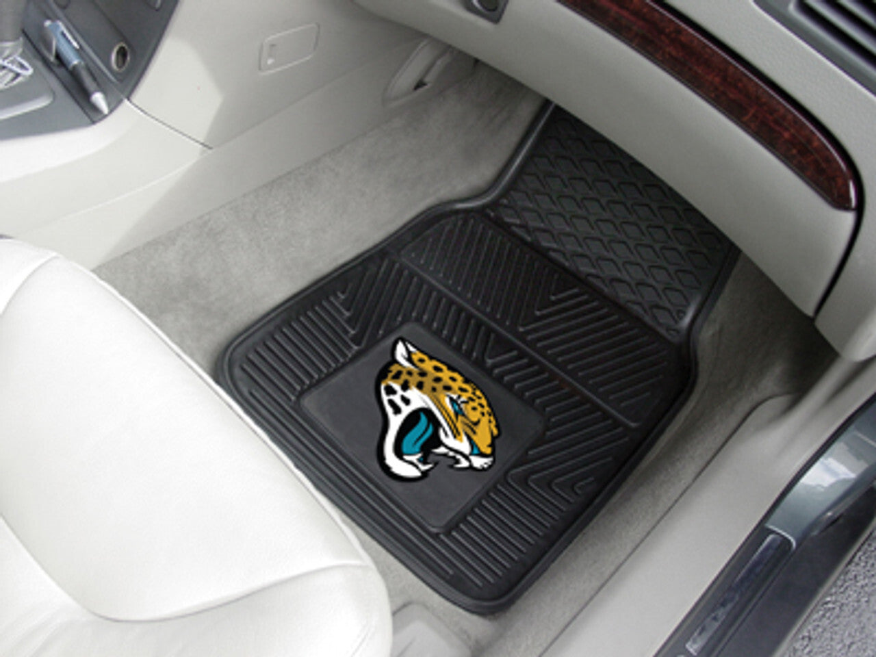 Jacksonville Jaguars Car Mats Heavy Duty 2 Piece Vinyl - Premium Teams from Fanmats - Just $58.99! Shop now at Rapidvehicles