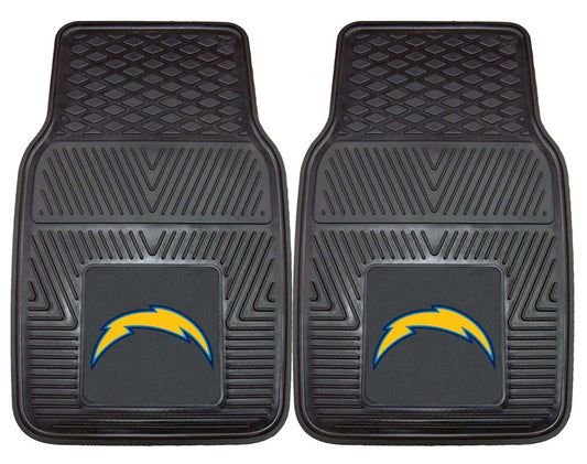 Los Angeles Chargers Car Mats Heavy Duty 2 Piece Vinyl - Premium Teams from Fanmats - Just $86.99! Shop now at Rapidvehicles