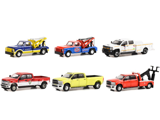 "Dually Drivers" Set of 6 Trucks Series 11 1/64 Diecast Model