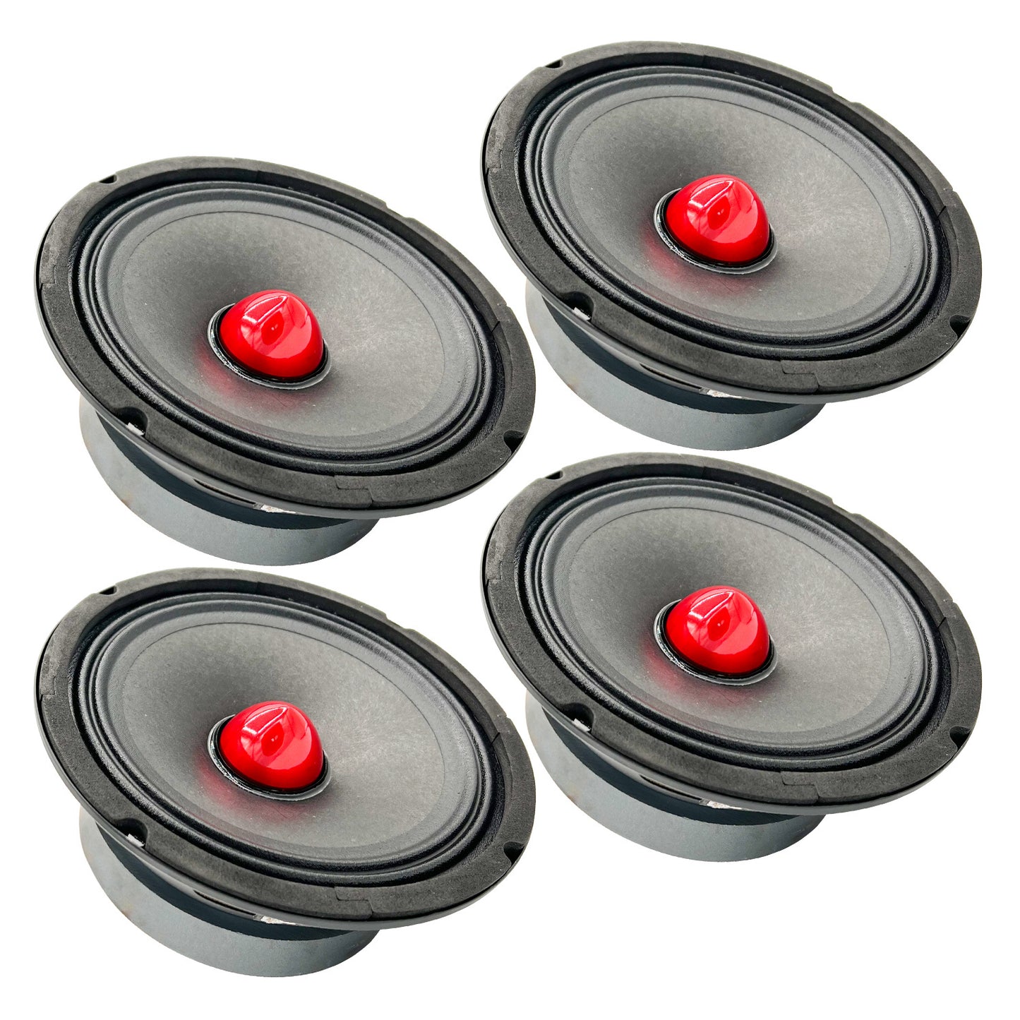 5 CORE 8 Inch Mid-Range Bullet Pro Audio Car Speaker, Red Aluminium Bullet, Loudspeaker 580W Max 8 Ohms - Premium Quality Audio Door Speakers for Car or Truck Stereo Sound System - Premium Car Speakers & Speaker Systems from 5 Core - Just $47.61! Shop now at Rapidvehicles