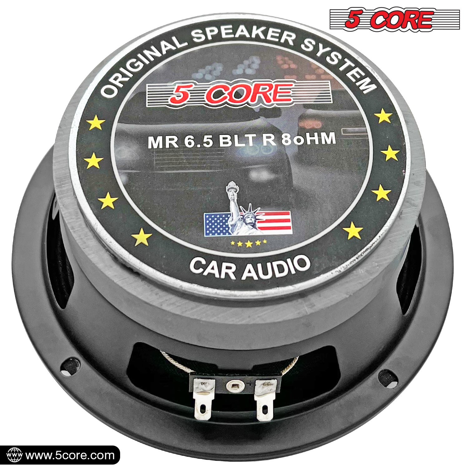 5 CORE 8 Inch Mid-Range Bullet Pro Audio Car Speaker, Red Aluminium Bullet, Loudspeaker 580W Max 8 Ohms - Premium Quality Audio Door Speakers for Car or Truck Stereo Sound System - Premium Car Speakers & Speaker Systems from 5 Core - Just $47.61! Shop now at Rapidvehicles