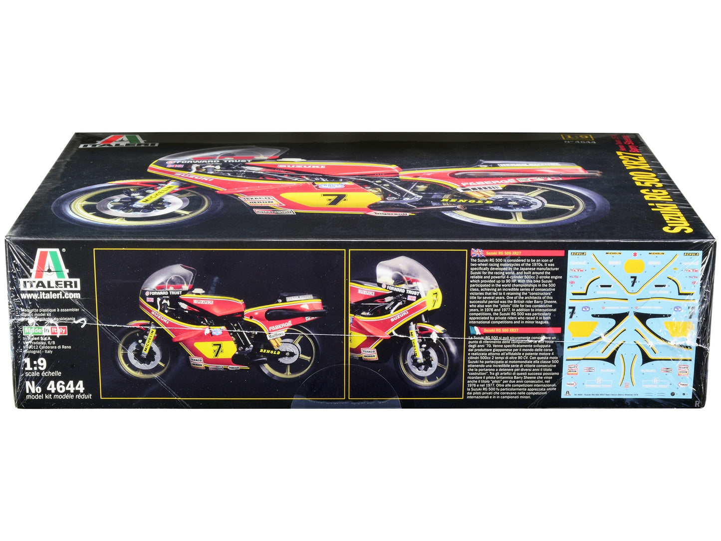 Skill 5 Model Kit Suzuki RG 500 XR27 Motorcycle #7 Barry Sheene