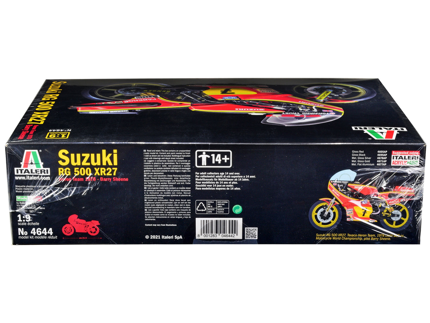 Skill 5 Model Kit Suzuki RG 500 XR27 Motorcycle #7 Barry Sheene