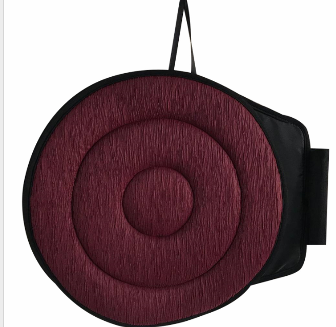 style: 2circle, Color: Wine Red - 360 Degree Rotation Seat - Premium Stowing Tidying from Rapidvehicles - Just $23.39! Shop now at Rapidvehicles