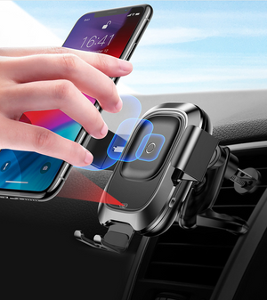 Smart car bracket wireless charging air outlet mobile navigation frame wireless charging sensor bracket - Premium Interior Parts from Rapidvehicles - Just $43.03! Shop now at Rapidvehicles