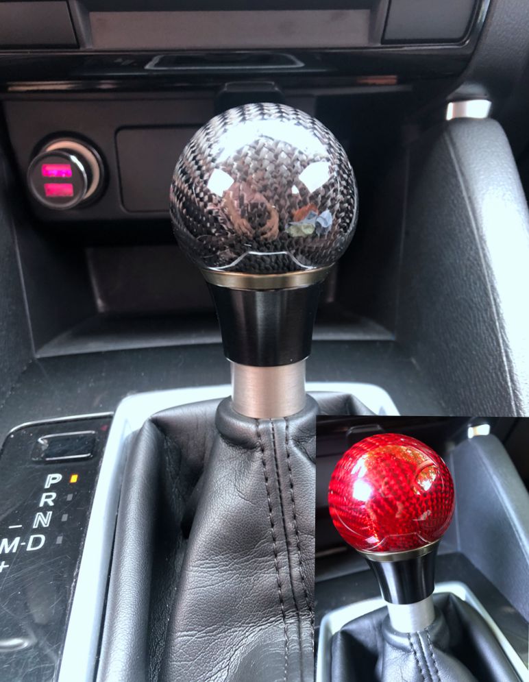 Mazda onxeira ATZ automatic transmission carbon fiber shift head - Premium Motor Brake System from Rapidvehicles - Just $77.99! Shop now at Rapidvehicles