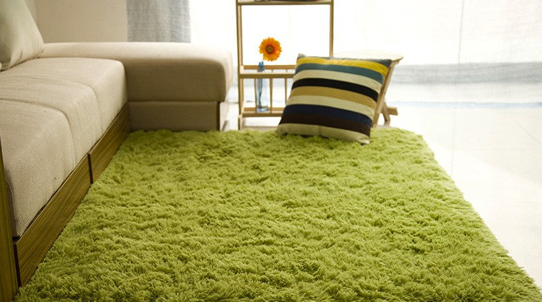 Color: Green, Size: 120x200cm - Living room coffee table bedroom bedside non-slip plush carpet - Premium Floor Mats from Rapidvehicles - Just $56.99! Shop now at Rapidvehicles