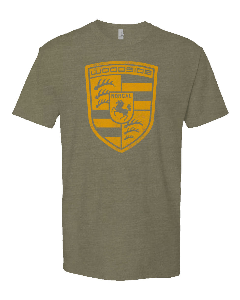 Woodside NorCal Porsche Heather T-Shirt (front only)