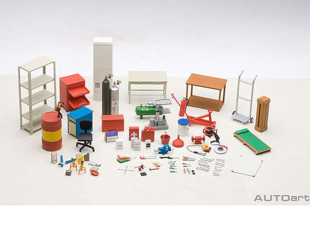 Garage Kit Set for 1/18 Scale Models by Autoart free shipping USA