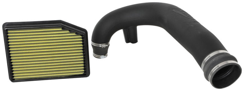 Airaid 19-20 Chevrolet Silverado 1500 L4-2.7L Jr Intake Kit - Oiled / Yellow Media 205-794