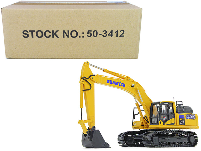 Komatsu HB365LC-3 Hybrid Excavator 1/50 Diecast Model by First Gear free shipping USA