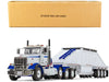 Peterbilt 367 Day Cab and Bottom Dump Trailer White and Surf Blue 1/50 Diecast Model by First Gear - Premium Peterbilt Models from First Gear - Just $120.83! Shop now at Rapidvehicles