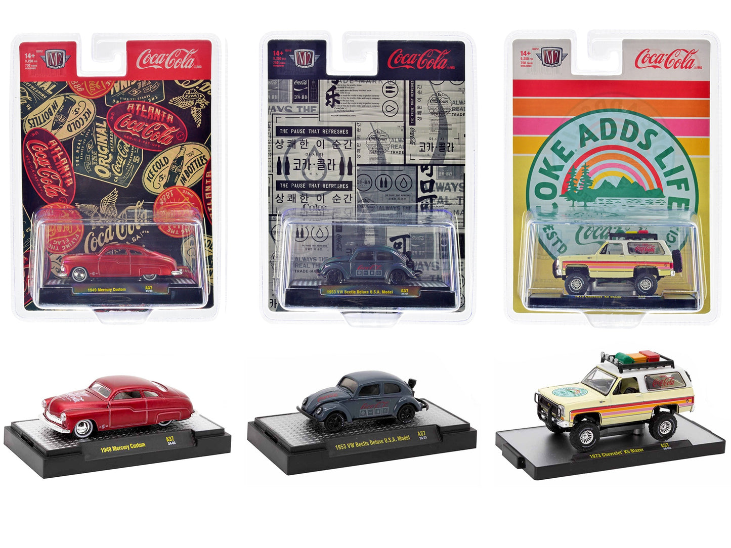 "Coca-Cola" Set of 3 pieces Release 37 Limited Edition to 10000 - Premium 1/64 Scale Sets from M2 - Just $67.49! Shop now at Rapidvehicles