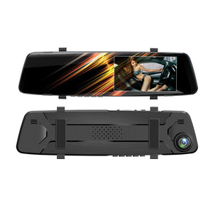 Color: Front 1080P+ rear 720P - HD night vision dual lens - Premium Car Mirror Video from Rapidvehicles - Just $64.55! Shop now at Rapidvehicles