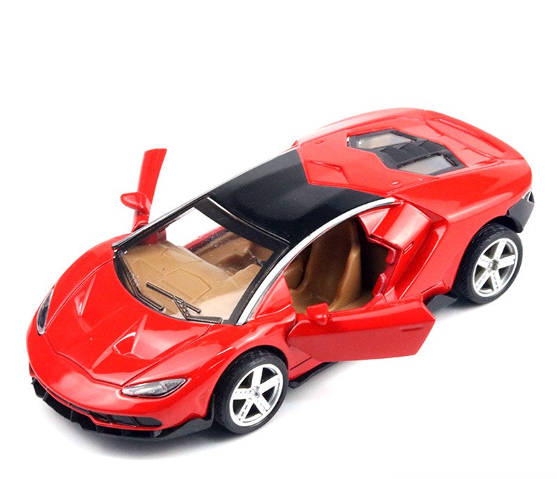 Alloy Lamborghini sports car model - Premium Action & Toy Figures from Rapidvehicles - Just $28.79! Shop now at Rapidvehicles