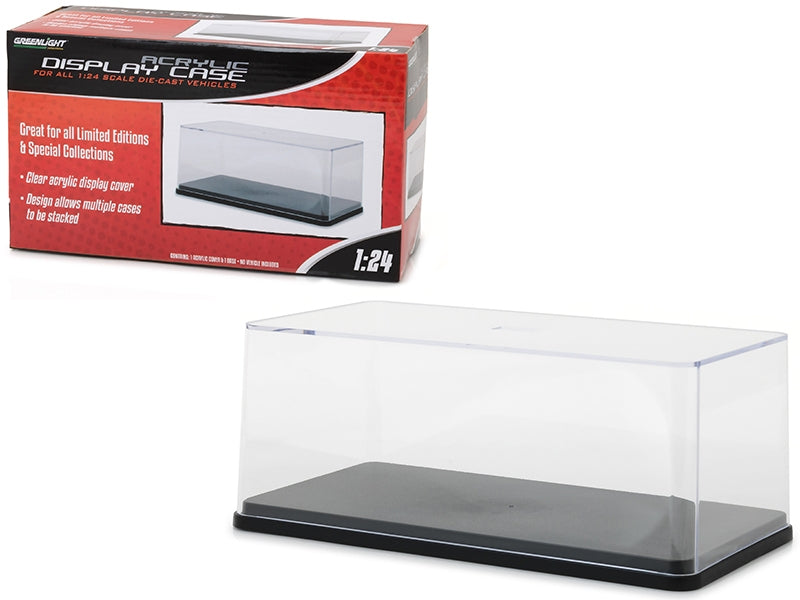 Collectible Display Show Case with Black Plastic Base for 1/24 - Premium Display Show Cases from Greenlight - Just $37! Shop now at Rapidvehicles