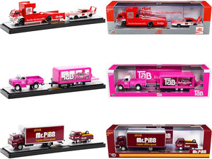 Auto Haulers "3 Sodas" Set of 3 pieces Release 12 Limited Edition to 7400 pieces Worldwide 1/64 Diecast Models by M2 Machines - Premium 1/64 Scale Sets from M2 - Just $92.99! Shop now at Rapidvehicles