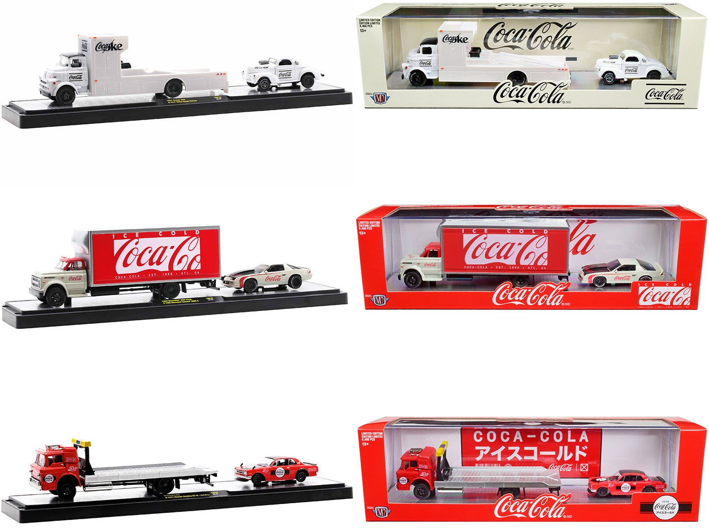 Auto Haulers "Coca-Cola" Set of 3 pieces Release 19 Limited - Premium 1/64 Scale Sets from M2 - Just $107.09! Shop now at Rapidvehicles