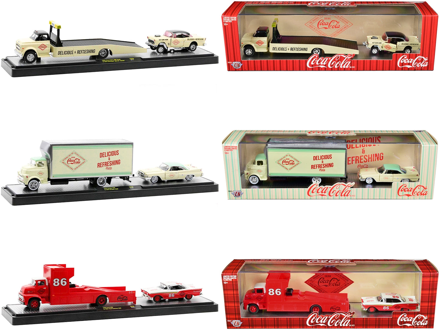 Auto Haulers "Coca-Cola" Set of 3 pieces Release 20 Limited - Premium 1/64 Scale Sets from M2 - Just $107.09! Shop now at Rapidvehicles