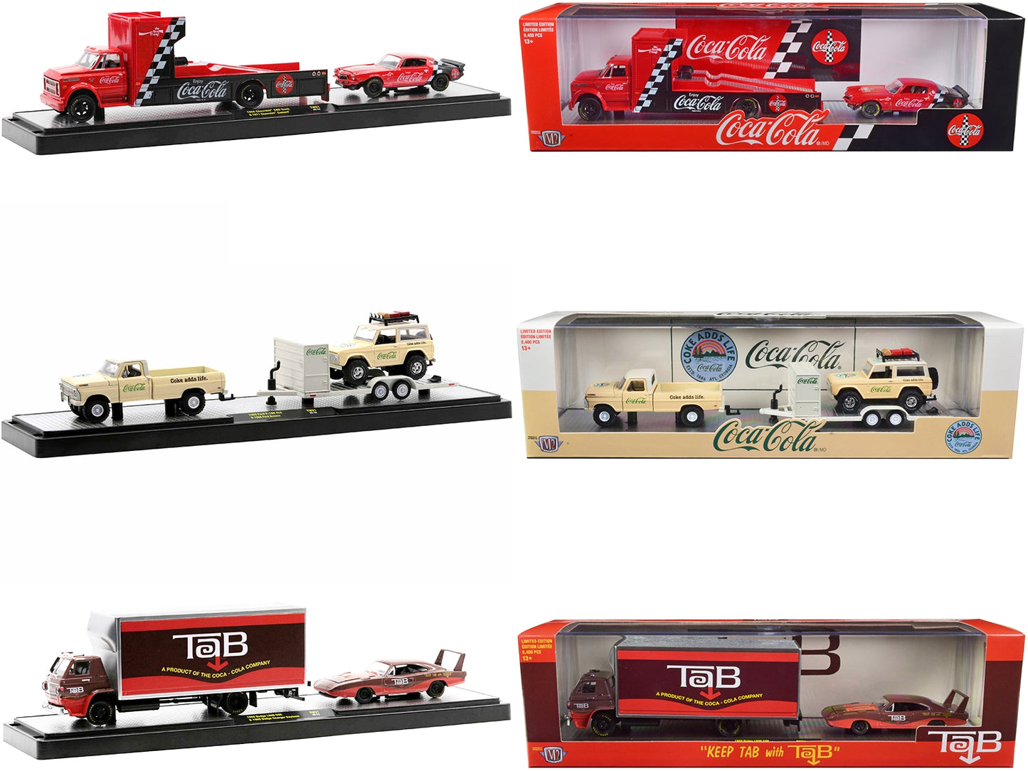 Auto Haulers "Sodas" Set of 3 pieces Release 21 Limited Edition