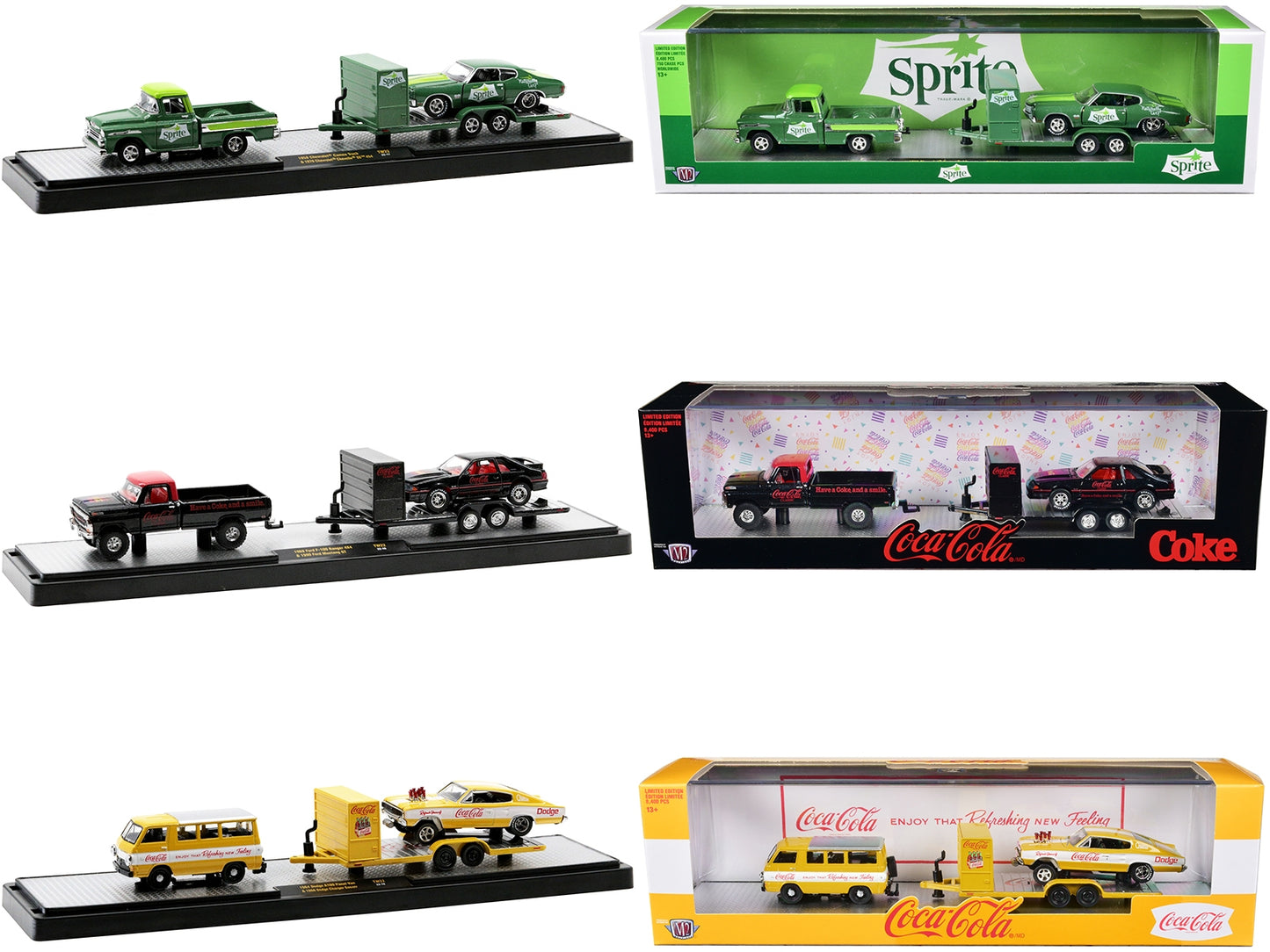 Auto Haulers "Sodas" Set of 3 pieces Release 22 Limited Edition