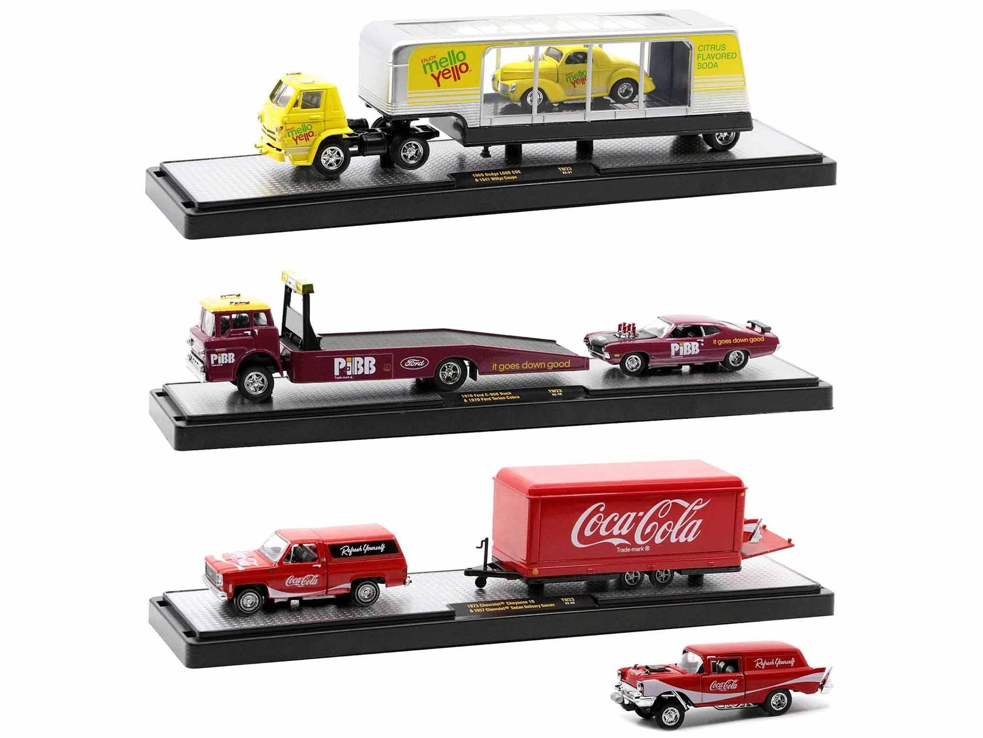 Auto Haulers "Coca-Cola" Set of 3 pieces Release 23 Limited - Premium 1/64 Scale Sets from M2 - Just $127.79! Shop now at Rapidvehicles