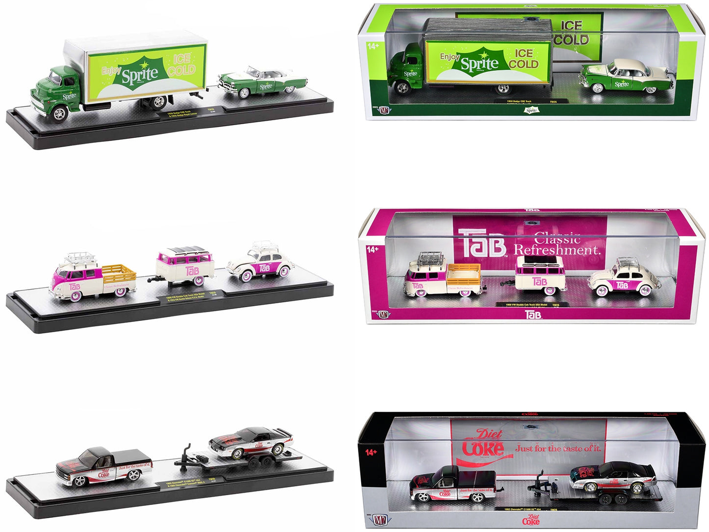 Auto Haulers "Soda" Set of 3 pieces Release 26 Limited Edition to - Premium 1/64 Scale Sets from M2 - Just $127.79! Shop now at Rapidvehicles