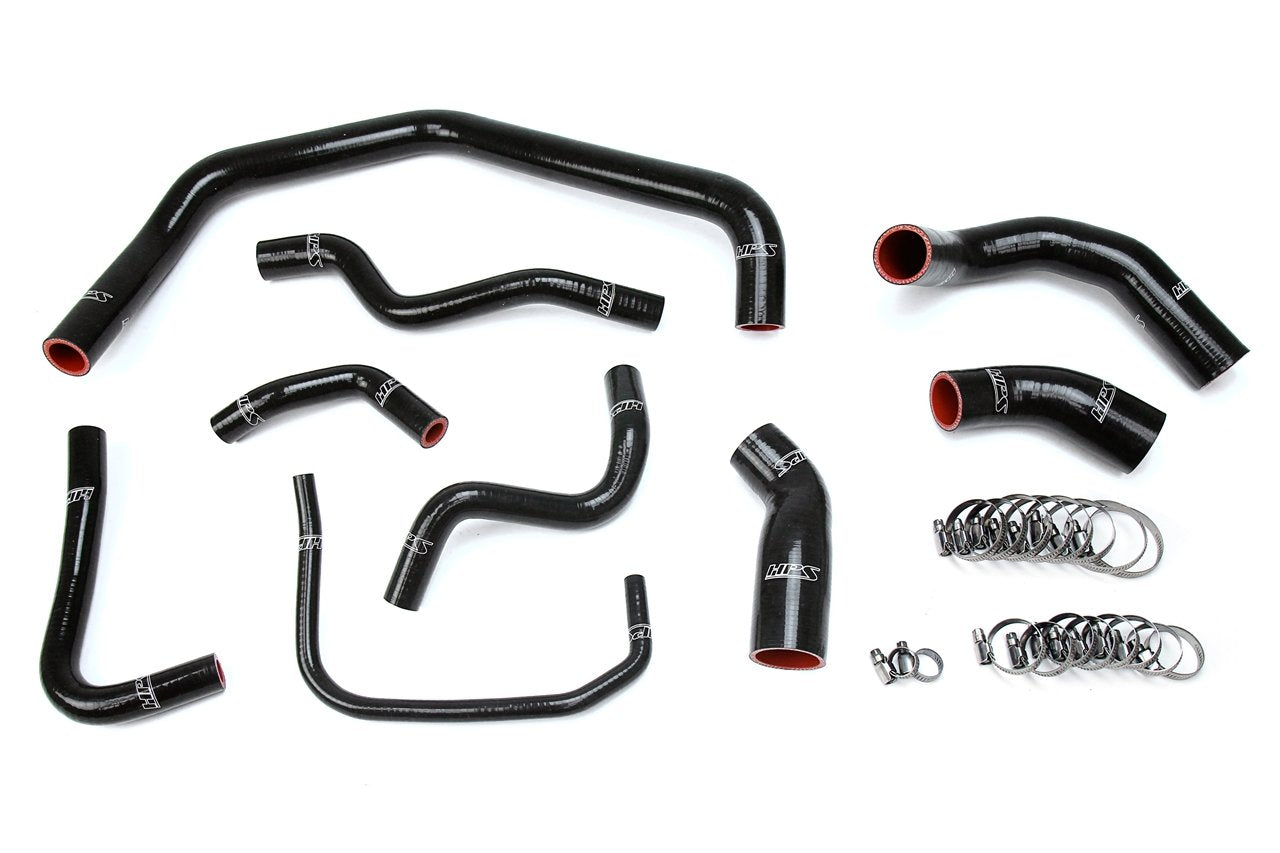 HPS Performance HPS Reinforced Silicone Radiator Hose Kit Coolant Ford 03-04 Mustang SVT Cobra Terminator 4.6L V8 Supercharged