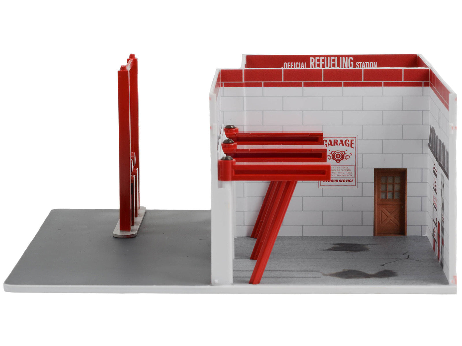 Vintage Gas Station Diorama "Pikes Peak Hill Climb Official Refueling Station" "Mechanic's Corner" Series 10 for 1/64 Scale Models by Greenlight - Premium Dioramas from Greenlight - Just $56.13! Shop now at Rapidvehicles