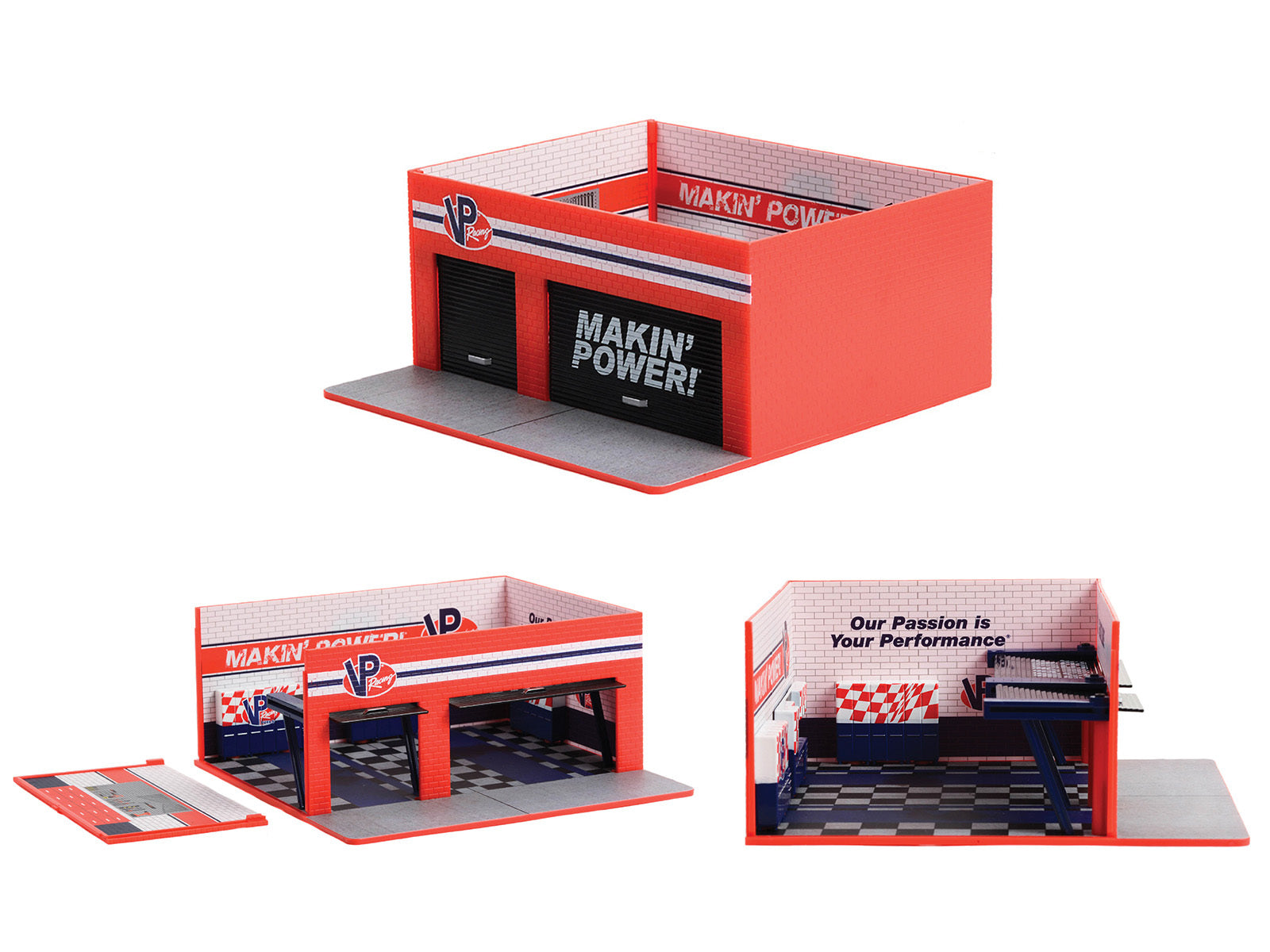 Weekend Workshop Diorama "VP Racing Fuels Garage" "Mechanic's Corner" Series 10 for 1/64 Scale Models by Greenlight - Premium Dioramas from Greenlight - Just $56.13! Shop now at Rapidvehicles