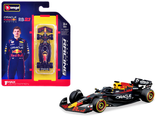 Red Bull Racing RB21 #1 Max Verstappen Formula One F1 World Championship (2025) "Formula Racing" Series 1/64 Diecast Model Car by Bburago - Use code SHOPAPP15 to get 15 percent off