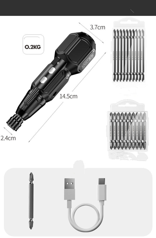 Color: C, Model: USB - Cordless Automatic Screwdriver Hand Drill - Premium Other Maintenance Products from Rapidvehicles - Just $116.99! Shop now at Rapidvehicles