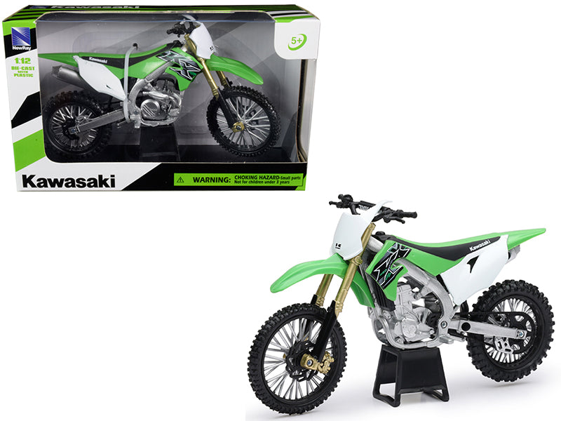 Kawasaki KX 450F Green 1/12 Diecast Motorcycle Model by New Ray - Premium  from New Ray - Just $39.99! Shop now at Rapidvehicles