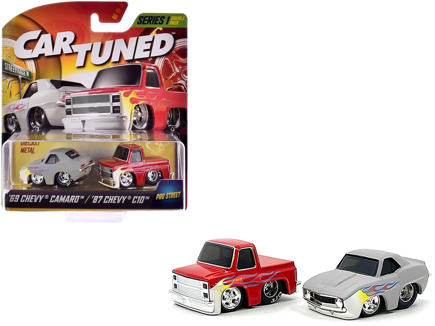 "Pro Street" Series 1 Chevrolet Double Pack Set of 2 Cars Diecast - Premium Chevrolet Models from Car Tuned - Just $32.39! Shop now at Rapidvehicles