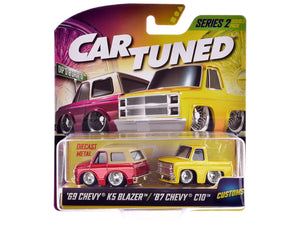 "Customs" Series 2 Chevrolet Double Pack Set of 2 Cars Diecast Model Cars by CarTuned - Premium Chevrolet Models from Car Tuned - Just $29.91! Shop now at Rapidvehicles