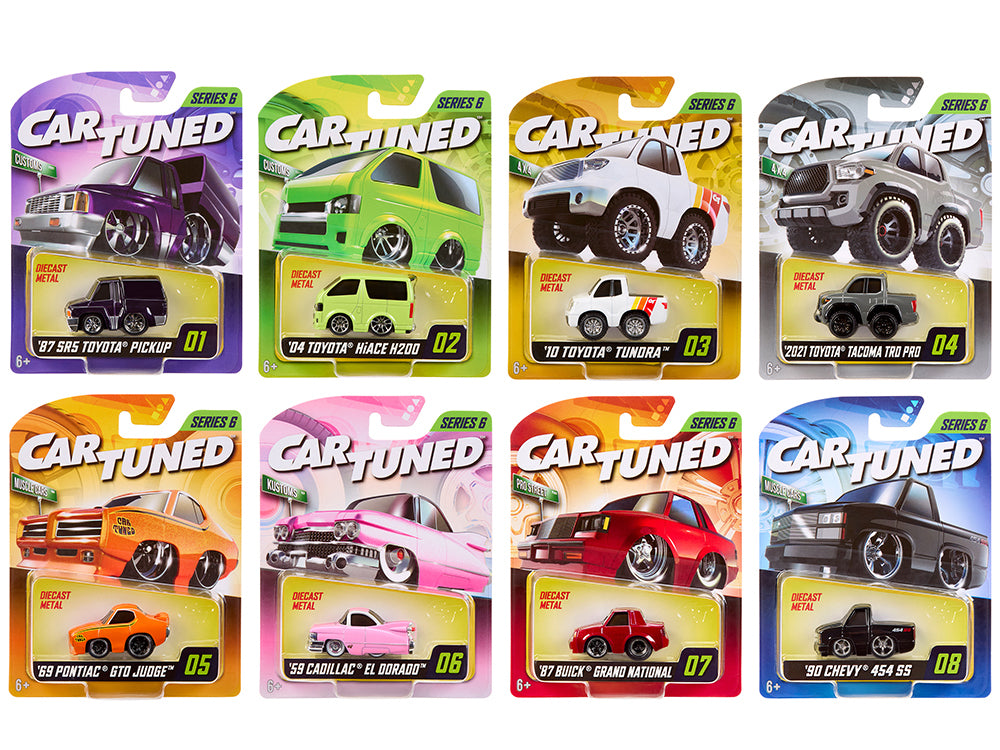 "Mainline" 2025 Series 6 Set of 8 Pieces Diecast Model Cars by CarTuned free shipping USA