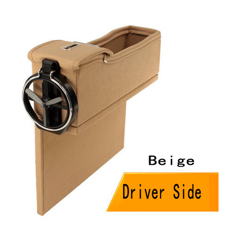 Color: Beige, style: Left - iPocket 2.0 Premium Car Organizer - Premium Interior Parts from Rapidvehicles - Just $42.99! Shop now at Rapidvehicles