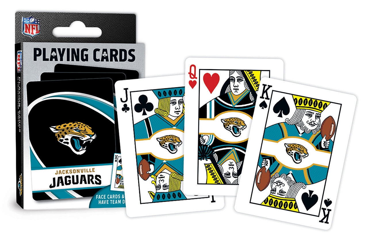 Jacksonville Jaguars Playing Cards Logo - Premium Teams from Masterpieces Puzzle Company - Just $21.38! Shop now at Rapidvehicles