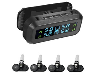 Color Classification: Inside Set English Version - Car Tire Monitor Solar Wireless - Premium Exterior Parts from Rapidvehicles - Just $44.63! Shop now at Rapidvehicles