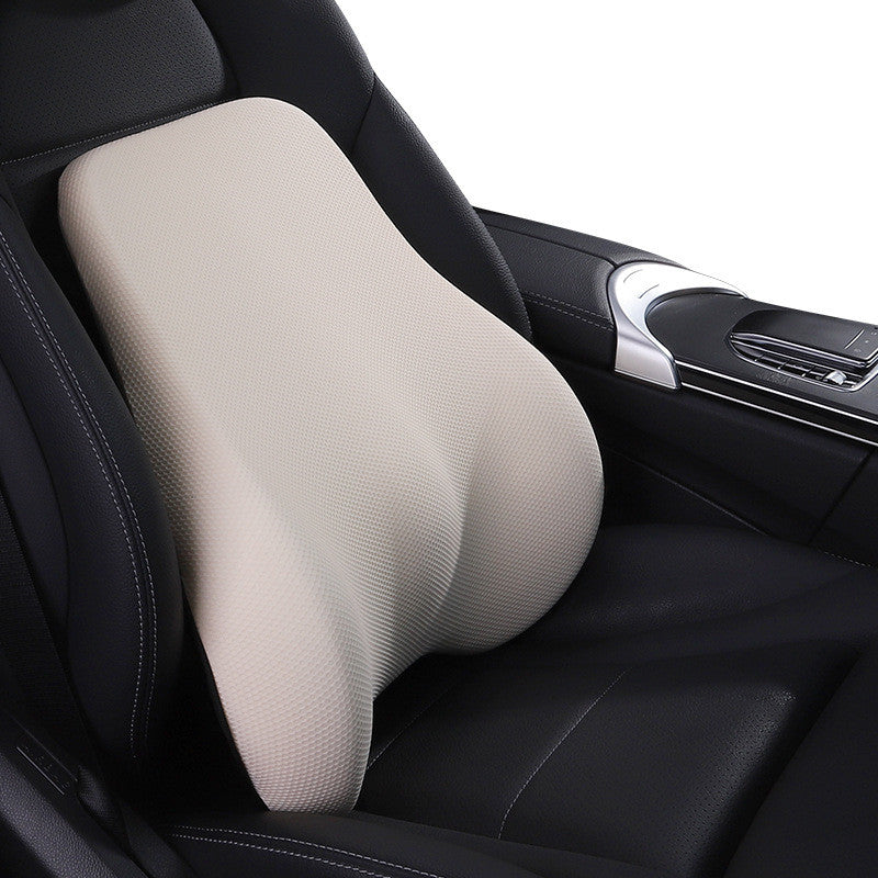 Color: Apricot, style: Waist - Ergonomic Design Car Headrest - Premium Automobiles Seat Covers from Rapidvehicles - Just $62.99! Shop now at Rapidvehicles