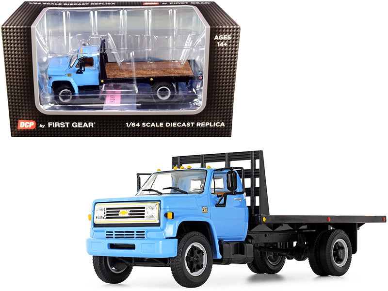 Chevrolet C65 Flatbed Truck Light Blue 1/64 Diecast Model by - Premium Chevrolet Models from First Gear - Just $57.28! Shop now at Rapidvehicles