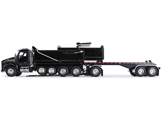 Kenworth T880 Quad-Axle Dump Truck and Rogue Transfer Tandem-Axle - Premium Kenworth Models from First Gear - Just $192.75! Shop now at Rapidvehicles